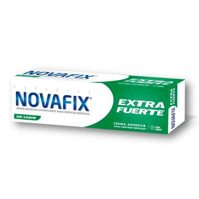 Novafix Extra Strong Cremă adezivă pentru proteze dentare fără gust 45 g