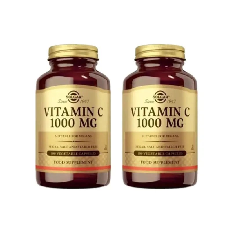 Solgar Vitamina C 1000 Mg, 2X100 Capsule