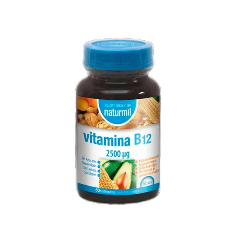 Naturmil Vitamina B12 , 60 comprimate