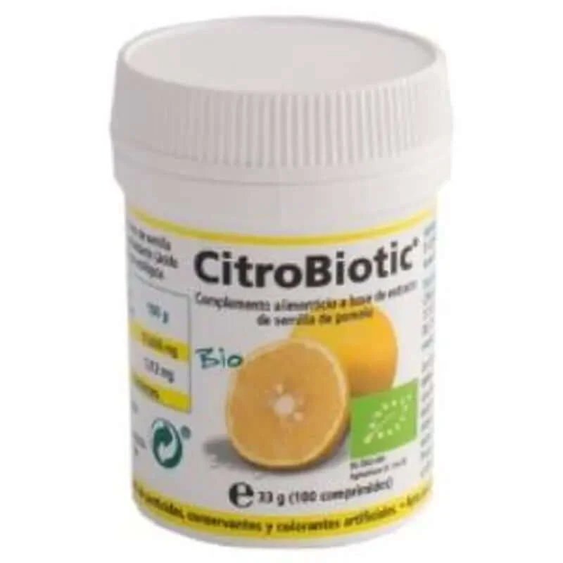 Sanitas Citrobiotic (extract de semințe de grapefruit) 100 comprimate