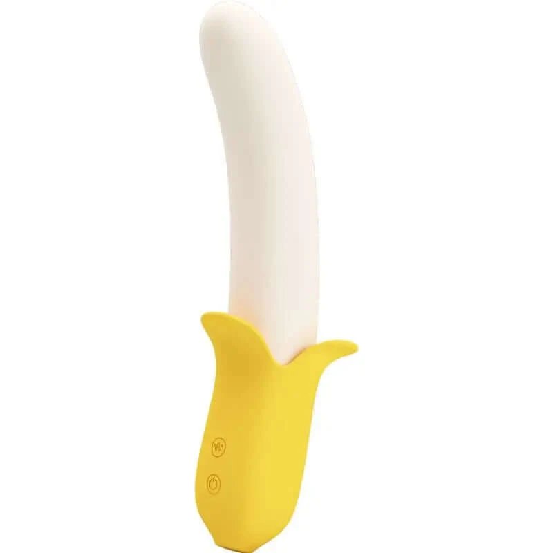 Pretty Love Banana Banana Geek Super Power 7 Vibrație Up&Down silicon negru