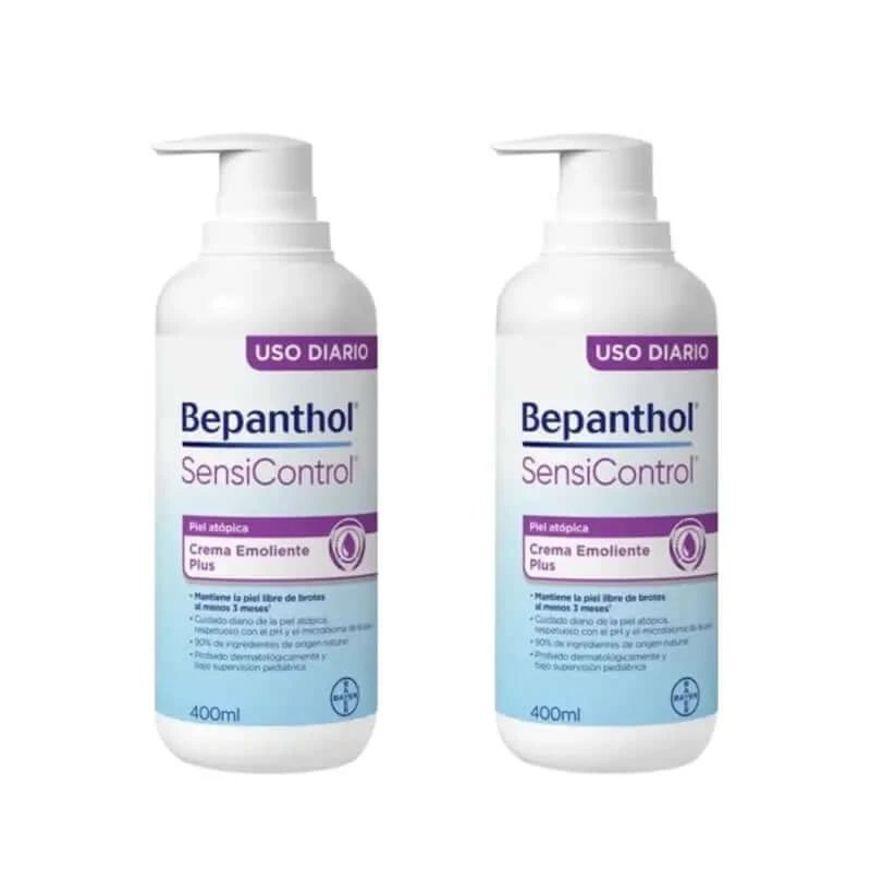 Bepanthol Sensicontrol Cremă zilnică emolientă, 2X400 Ml