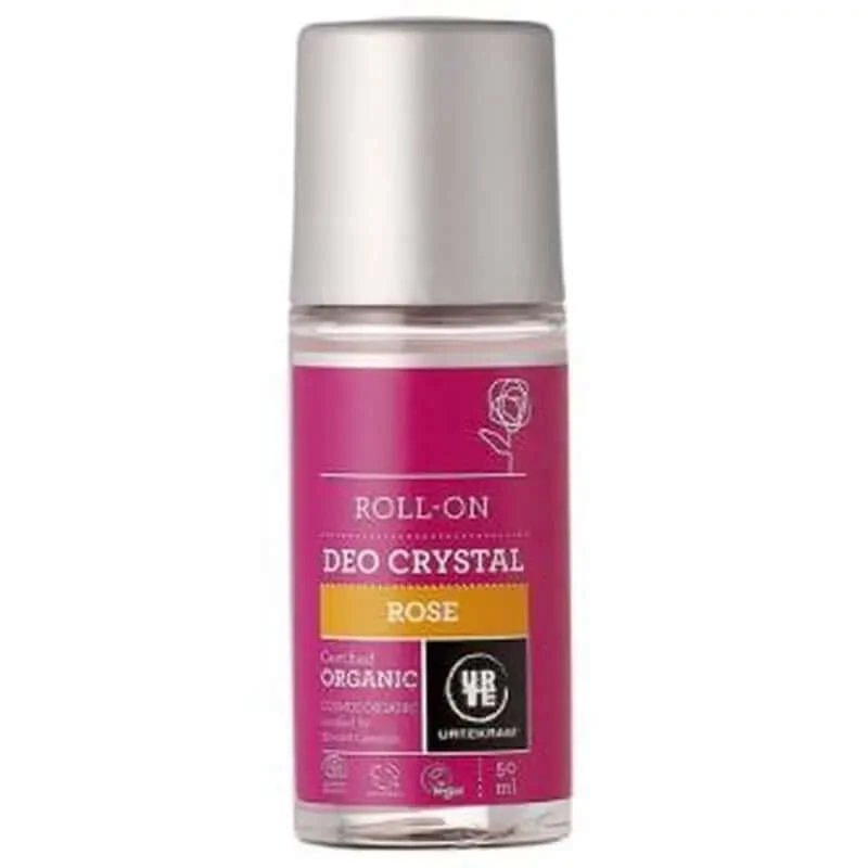 Urtekram Rose deodorant roll-on 50Ml. Eco Vegan