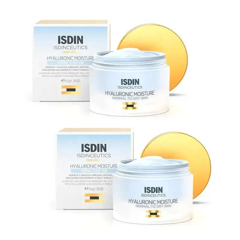 Isdinceutics Hyaluronic Cremă hidratantă Pachet 2 x 50 Ml