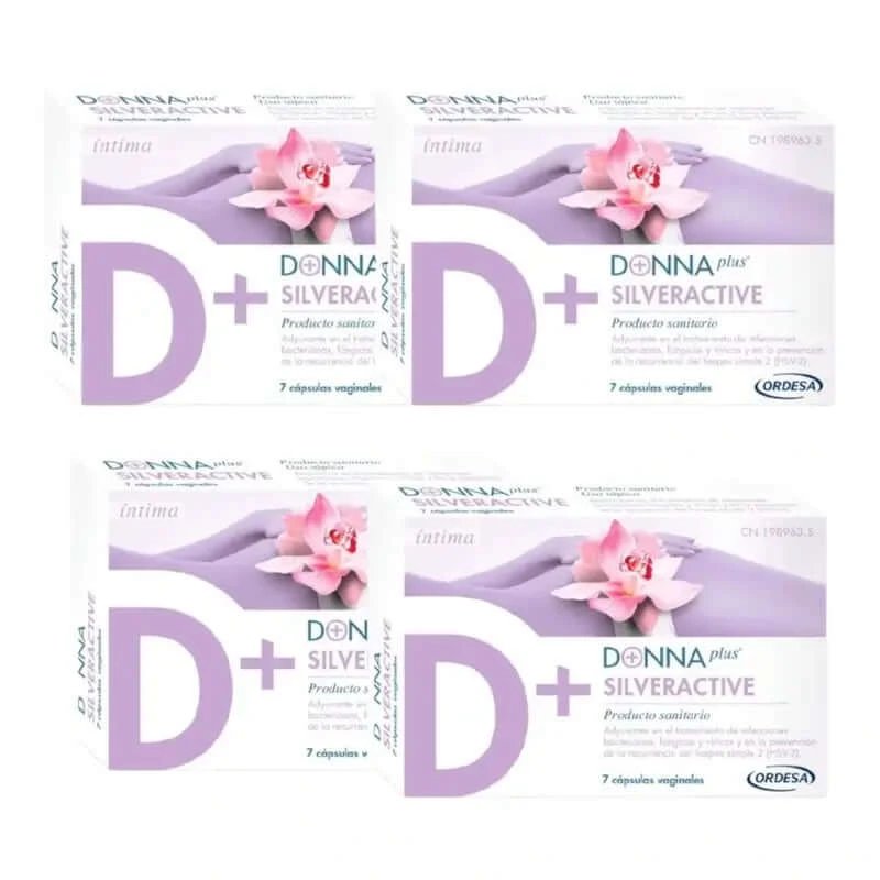 Donnaplus Silveractive Pack 4 x 7 Capsule vaginale