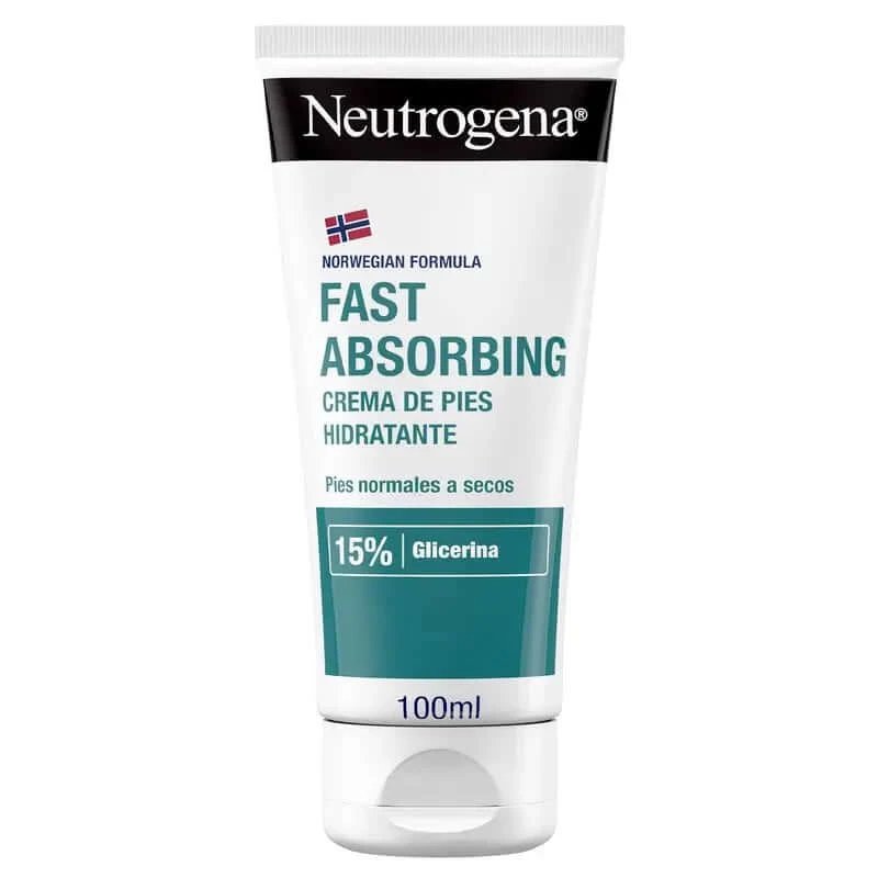 Neutrogena Cremă hidratantă pentru picioare cu absorbție imediată, 100ml