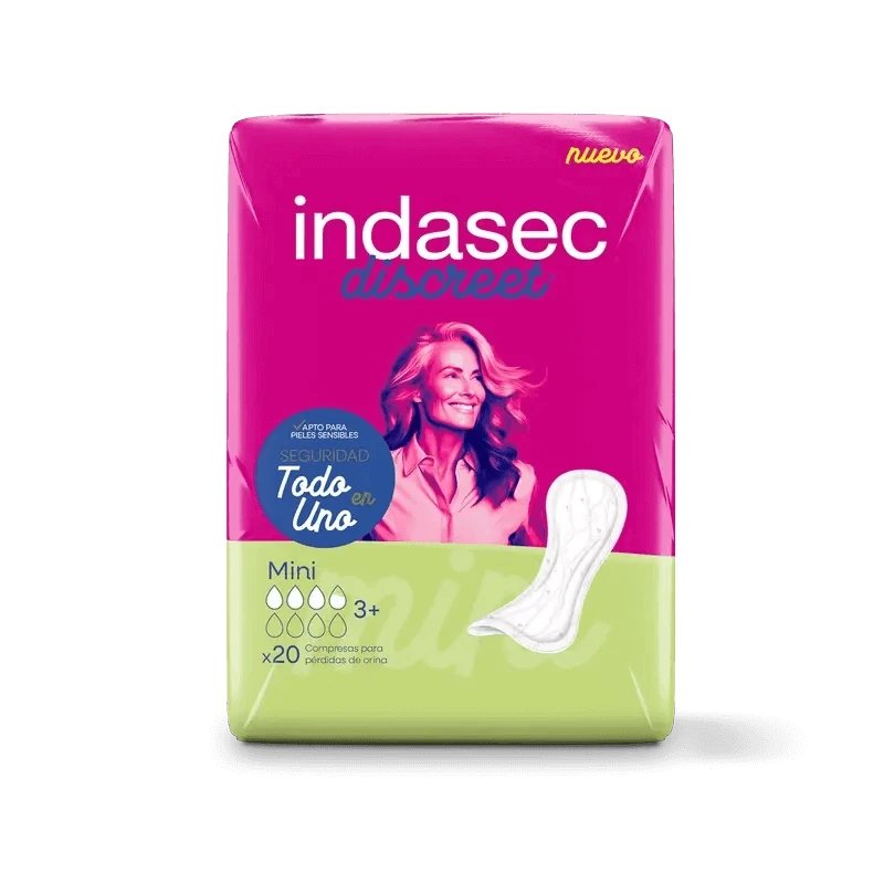 Indasec Discreet Incontinence Pad Mini , 20 unități