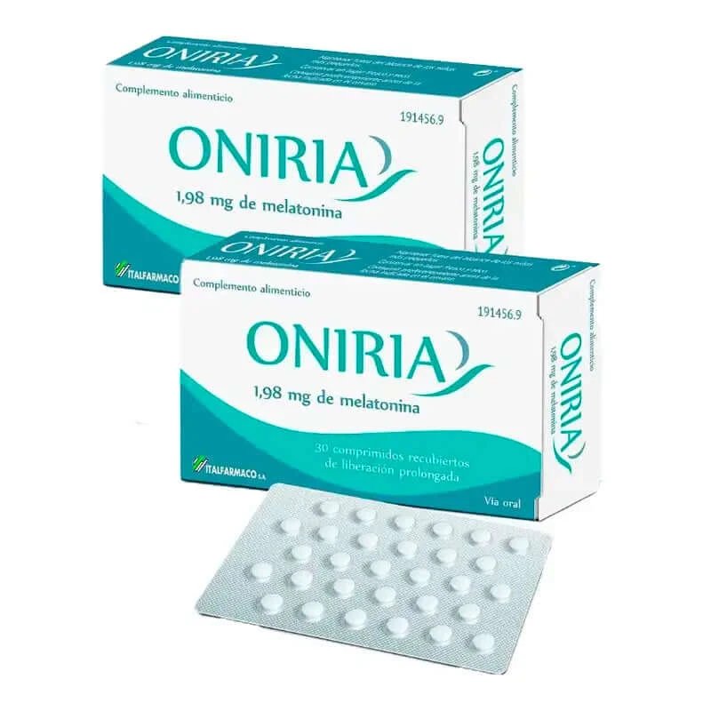 Oniria Lib Prol Nutraceutical 1,98 mg/ Pachet 2 x 30 comprimate