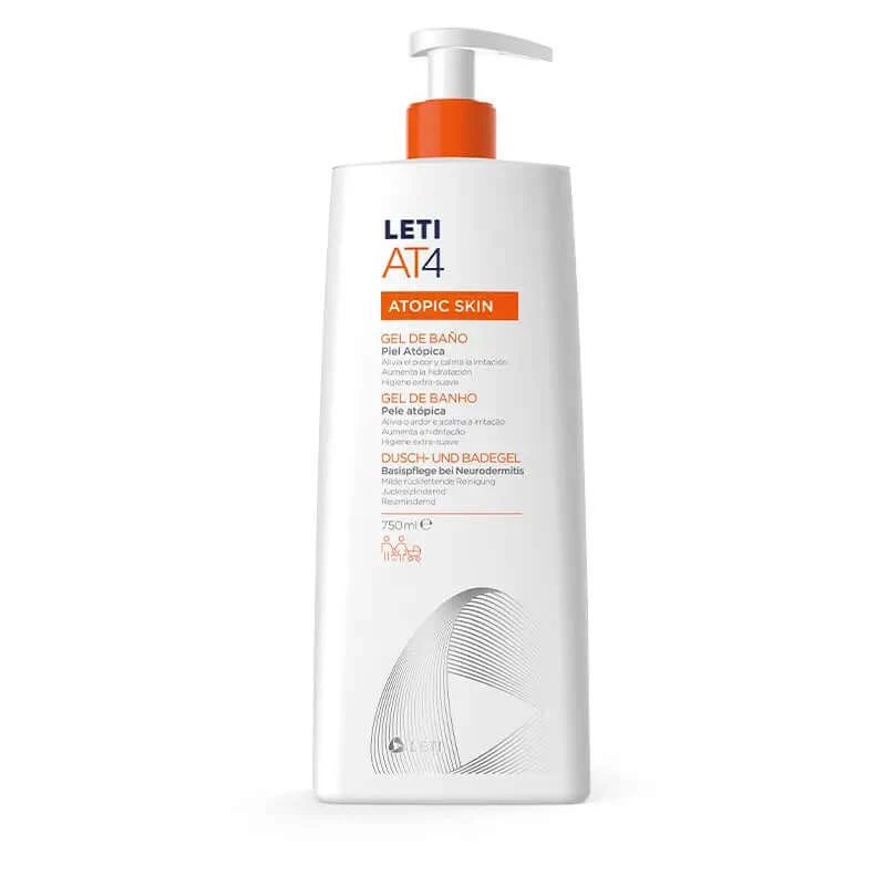 Leti AT4 Dermo-Oily Gel de baie 750 ml