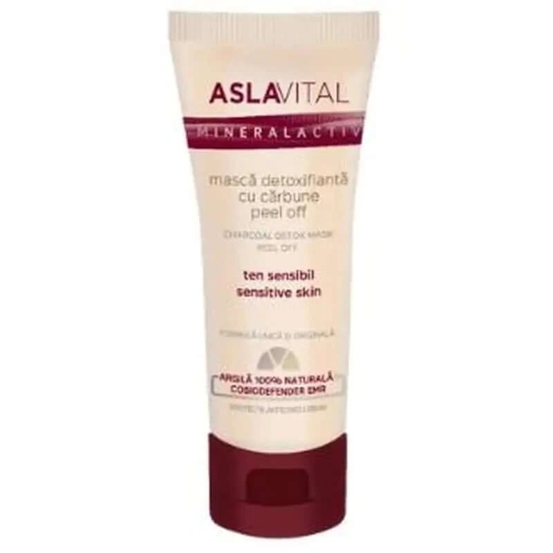 Asla Vital (Dr. Ana Aslan) Mască de detoxifiere Peel Off cu carbon 100Ml