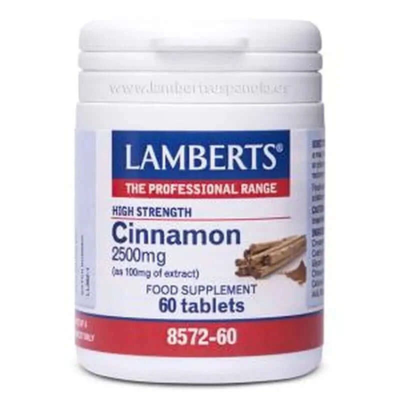 Lamberts Scorțișoară 2500Mg. 60 Tablete