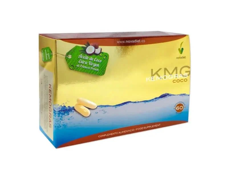 Novadiet Kemogras nucă de cocos, 60 1000 Mg Capsule