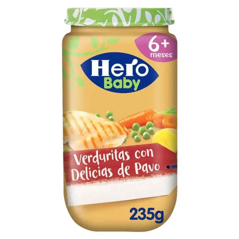 Tartă cu legume Hero Baby cu deliciu de curcan 235 Gr