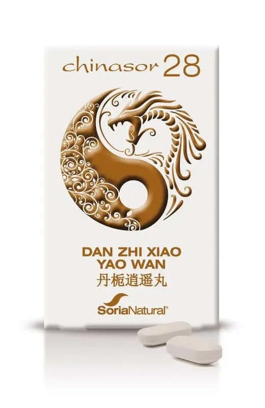 Soria Natural Chinasor 28 Dan Zhixiao Yao Wan, 30 Tablete