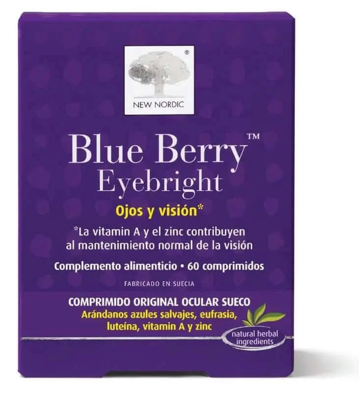 New Nordic Blue Berry Eyebright Eye & Vision, 60 tablete