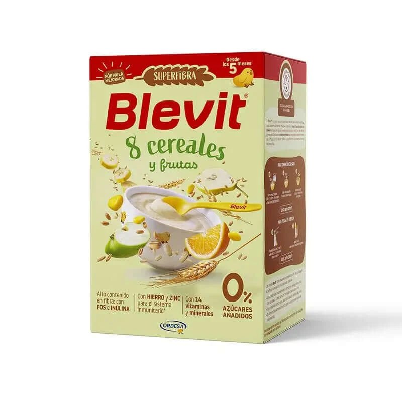Blevit Baby Food Superfibre 8 Cereale și fructe, 500g