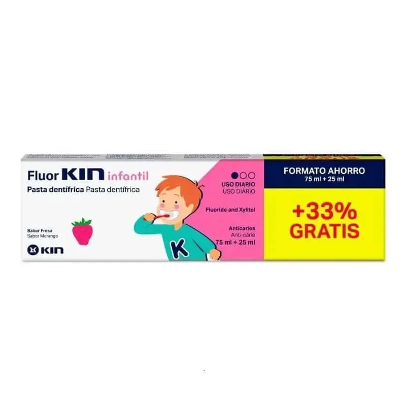 KIN FluorKIN Pastă pentru copii 75+25 ml