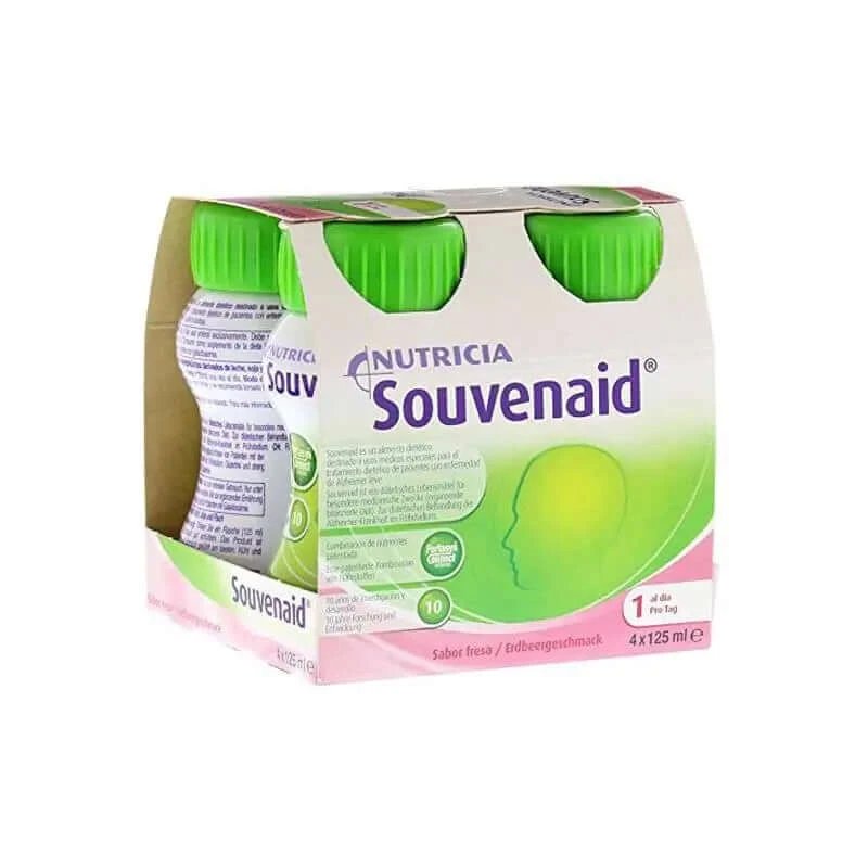 Nutricia Souvenaid Smoothies aromă de căpșuni 4 unități x125 ml