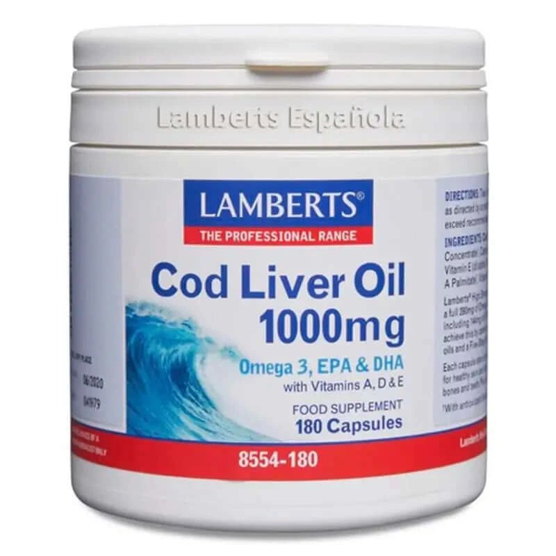 Lamberts Cod Liver Oil , 180 capsule