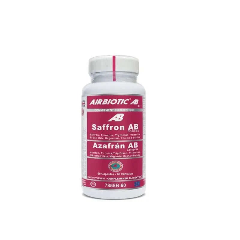 Airbiotic Saffron Ab Complex cu B9 , 60 capsule