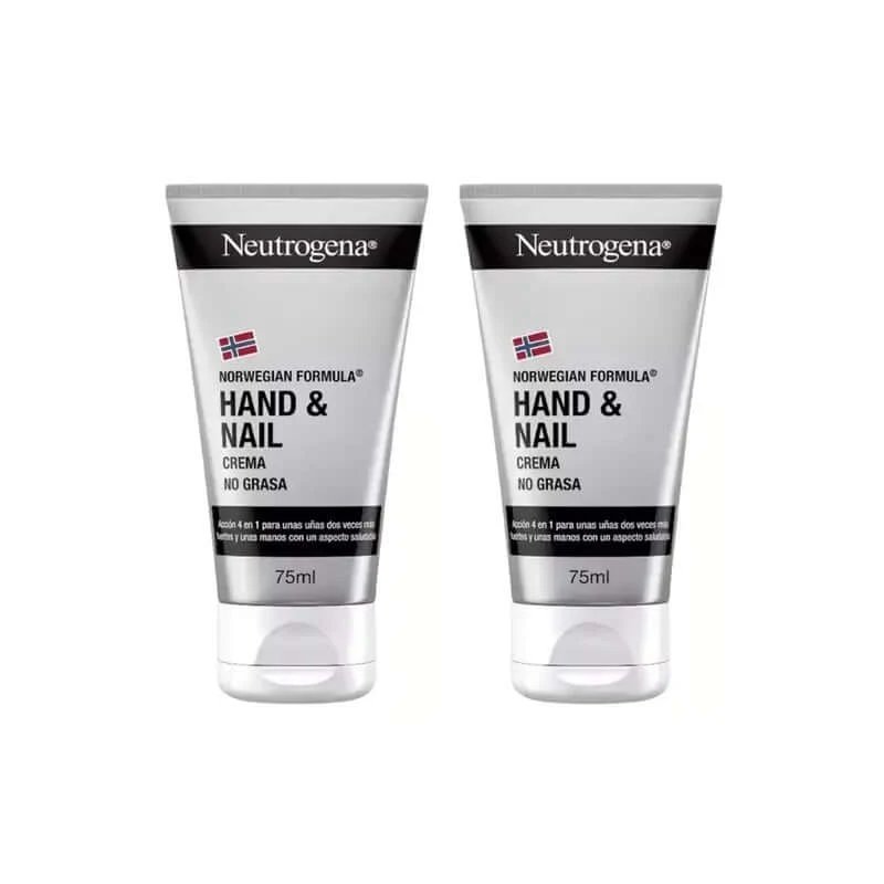 Neutrogena Hand & Nail Cream, reparare și întărire, 2X75 Ml