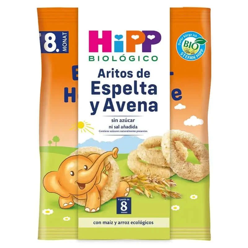 Hipp Bio Ciorchine de spelt și ovăz, 30g