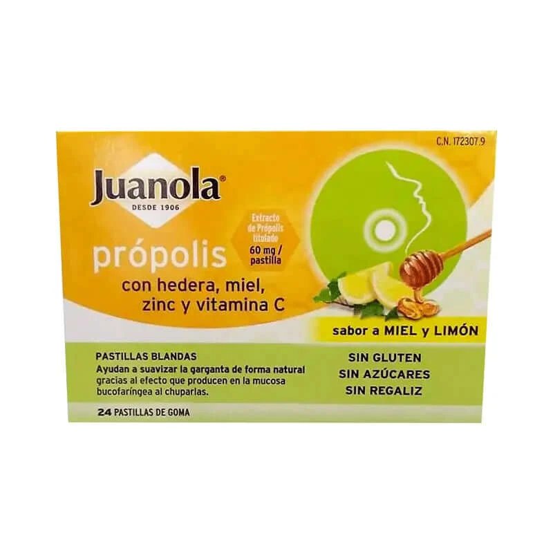Juanola Propolis Soft Tabs Lămâie și miere