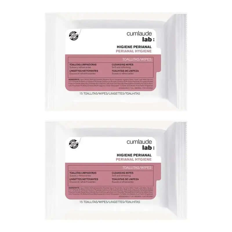 Cumlaude Lab Perianal Cleansing Wipes, pachet 2 x 15 unități