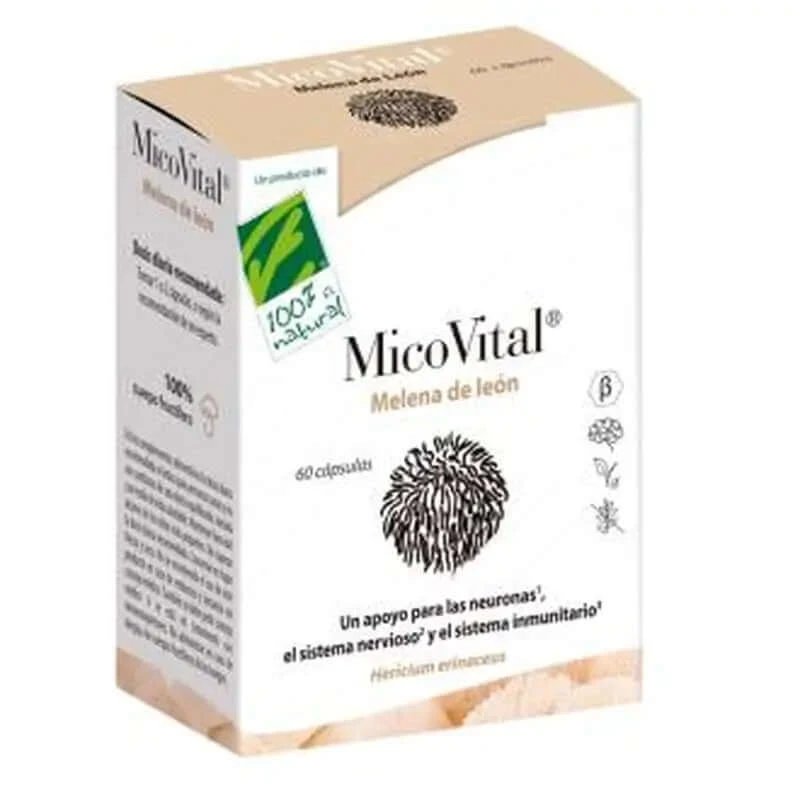 O sută la sută natural Micovital Lion's Mane 60 Capsule