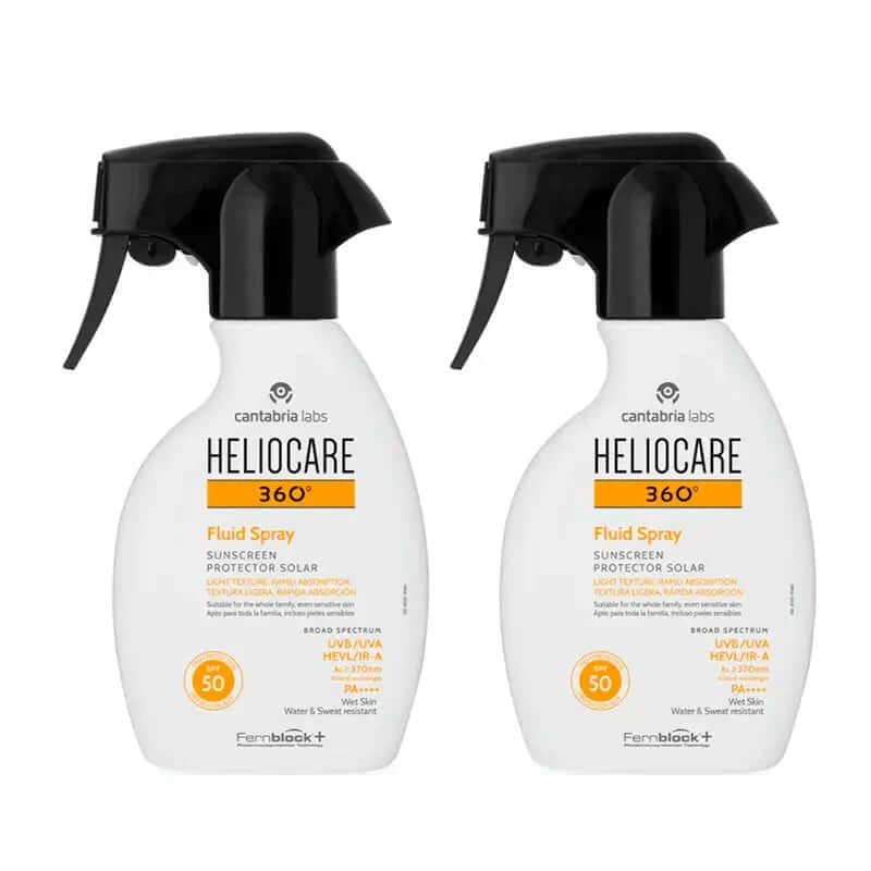 Heliocare Duplo 360º Spray Fluid Spf 50, 2X250 Ml