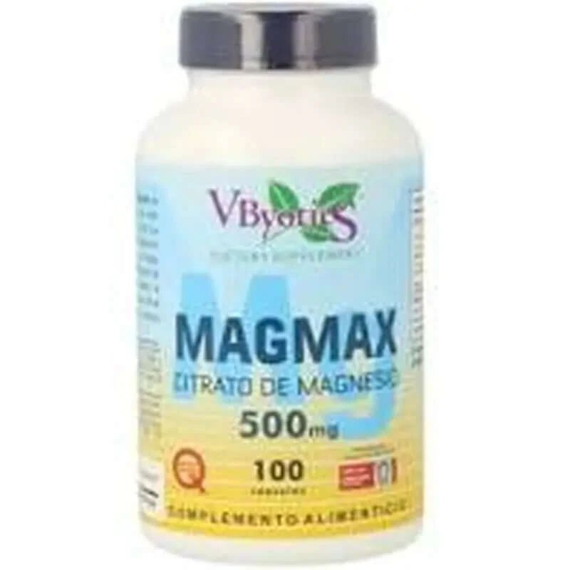 V.Byotic Magmax Citrat de magneziu 500 Mg , 100 capsule