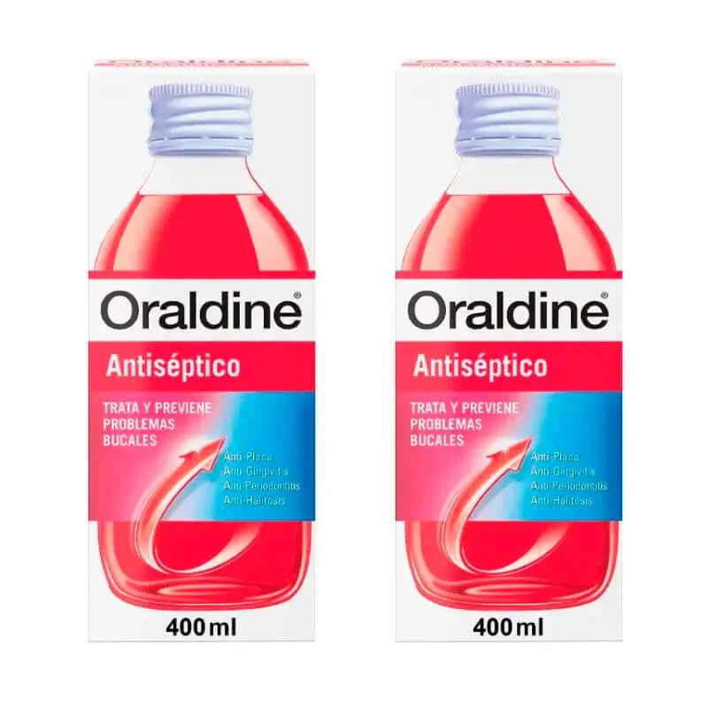 Oraldine Duplo Apă de gură antiseptică, 2 x 400Ml