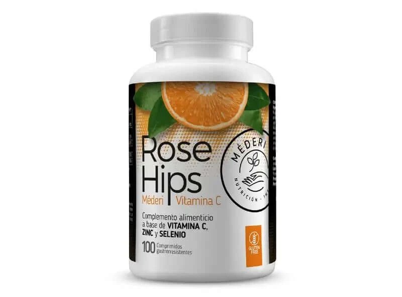 Mederi Șolduri de trandafir + Vitamina C + Zinc + Seleniu, 100 tablete