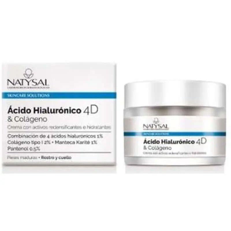 Natysal Hyaluronic Acid 4D &Amp Collagen Cream 50Ml.