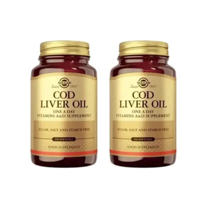 Solgar Cod Liver Oil, 2X250 capsule moi