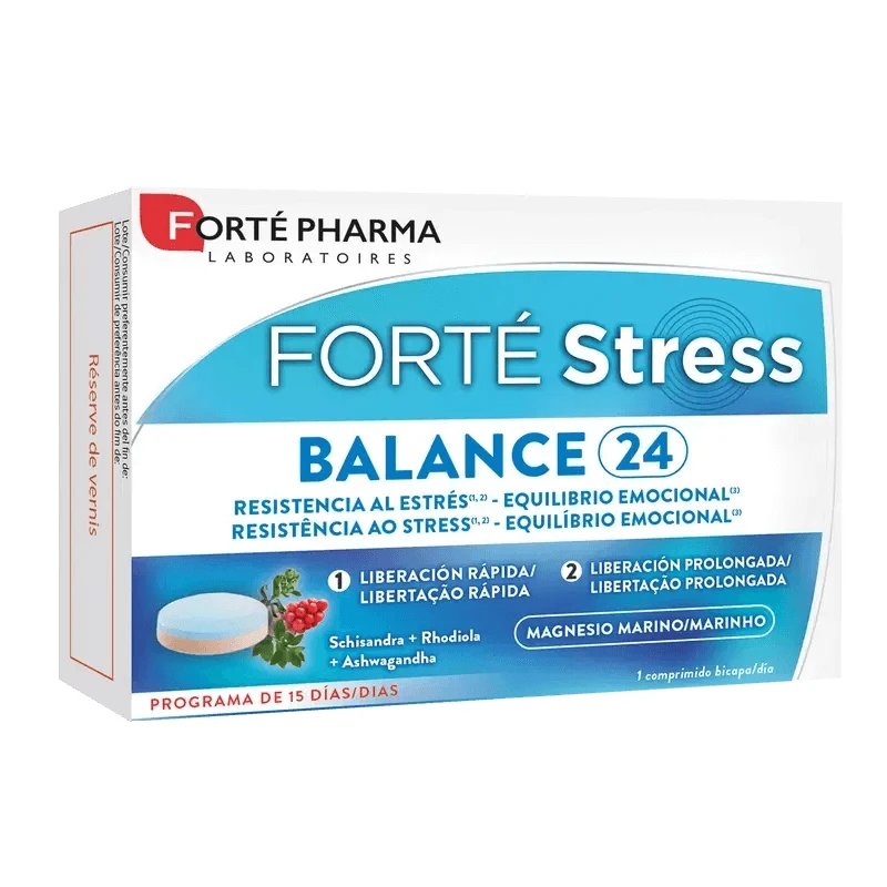 Forté Pharma Forté Stress Balance 24, 15 comprimate