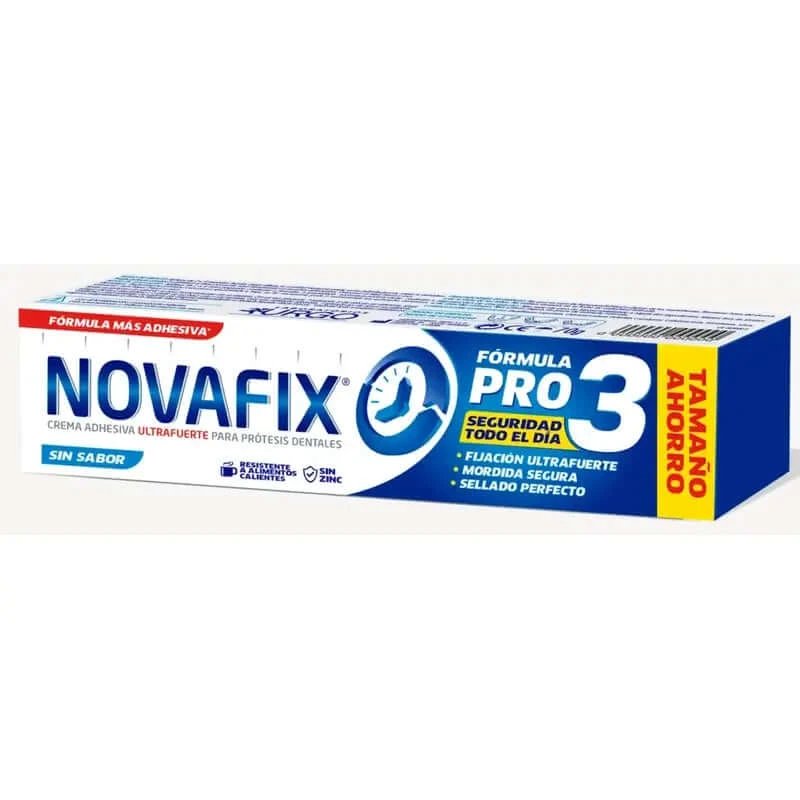 Novafix Pro3 Cremă adezivă fără aromă pentru proteze dentare, 70g