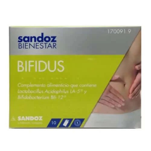 Sandoz Bienestar Bifidus doză unică 10 pliculețe
