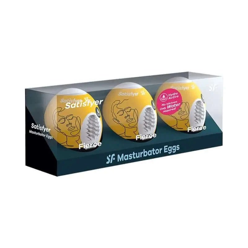 Satisfyer Set 3 Ouă Masturbator Model Fierce