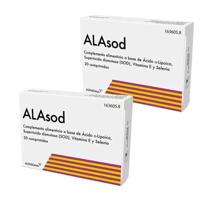 ALAsod Pack, 2 x 20 comprimate