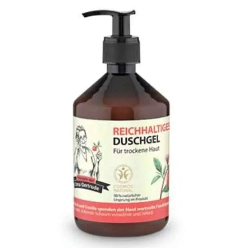 Oma Gertrude Gel de duș hrănitor cu piersici 500Ml.