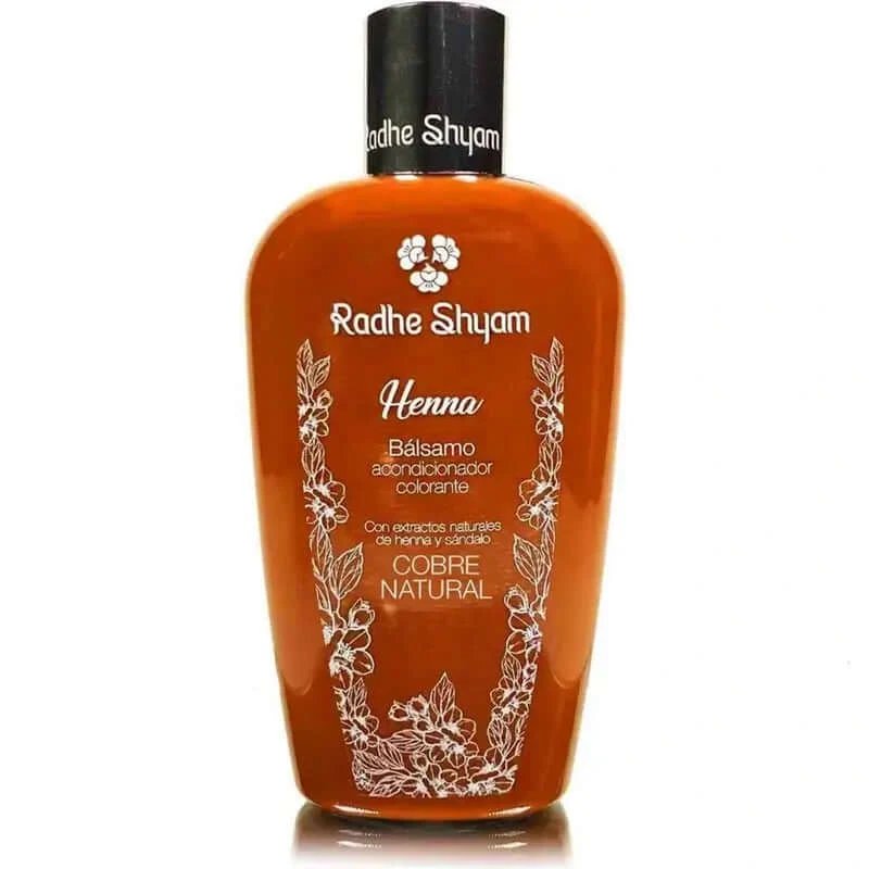 Radhe Shyam Balsam de cupru cu henna naturală, 250 ml