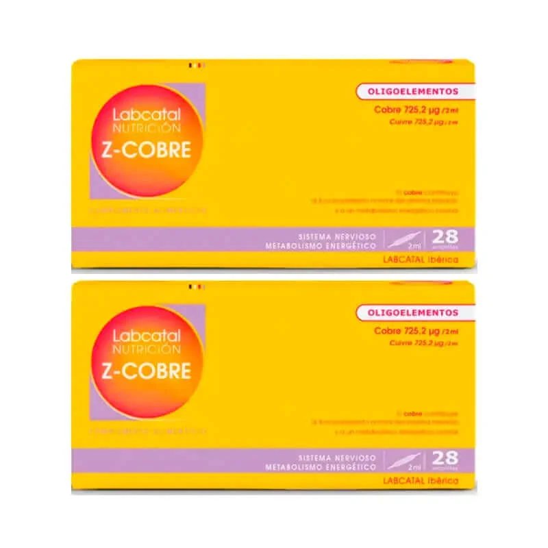 Labcatal Zinc-Cupru, 2X28 fiole