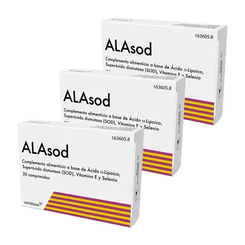 ALAsod Pack, 3 x 20 comprimate