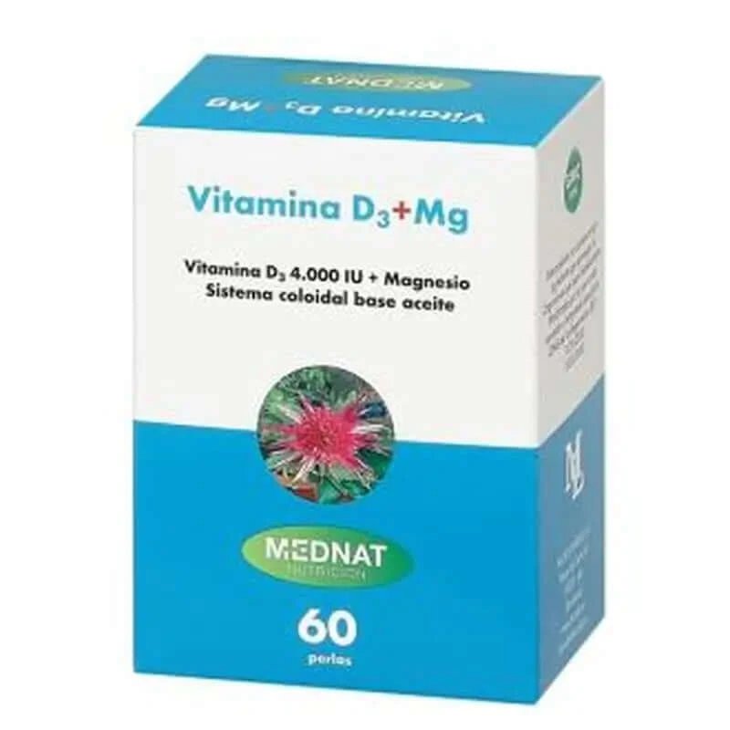 Mednat Vitamina D3 + Magneziu 60Pearls