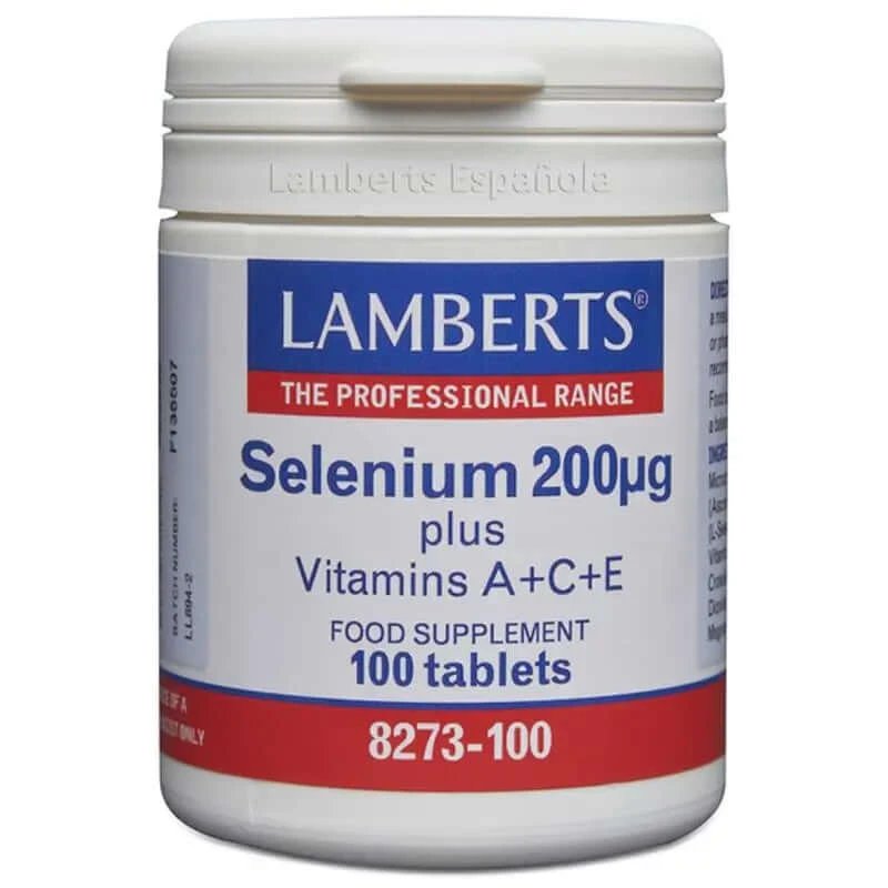 Lamberts Seleniu 200 Mcg Vitamine A+C+E , 100 comprimate