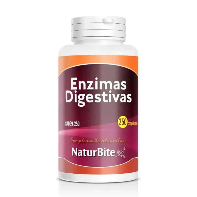 Naturbite Enzime digestive , 250 comprimate