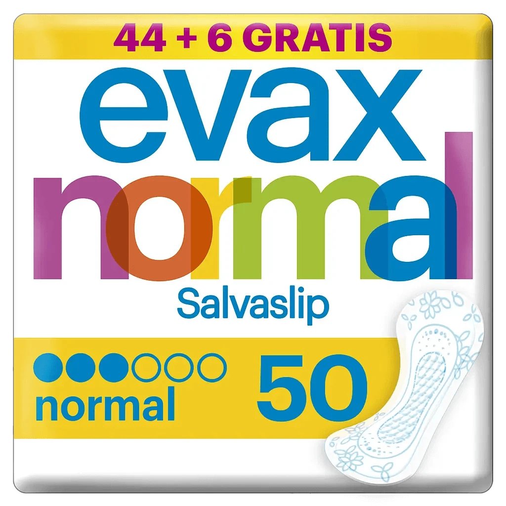Evax Salvaslip Lenjerie de corp normală Protegeslips 50 unități