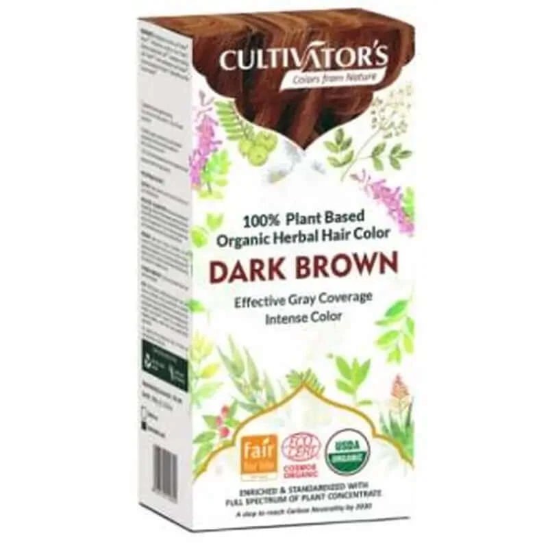 Cultivatori Colorant organic maro auriu închis 100Gr Ecocert