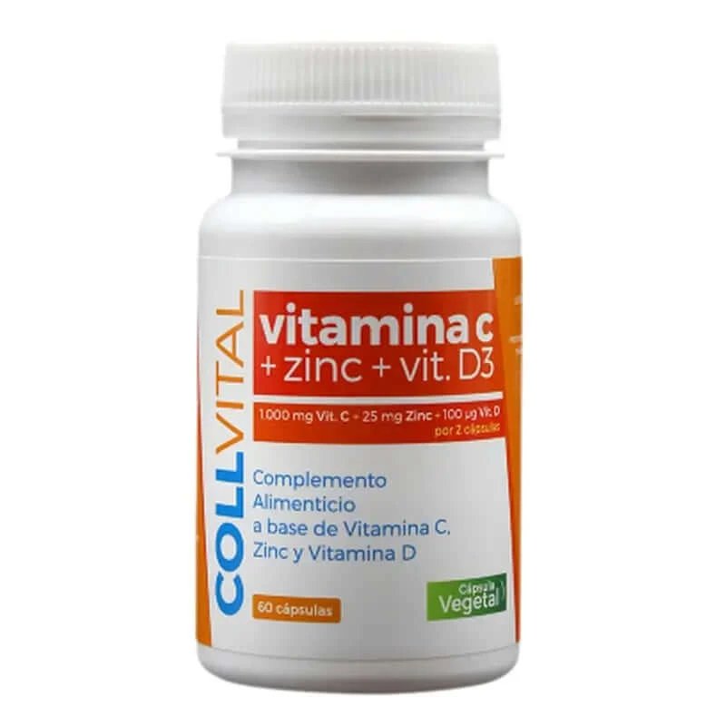 Triconatura Vit C + Zinc + Vit D3 60 Capsule Collvital